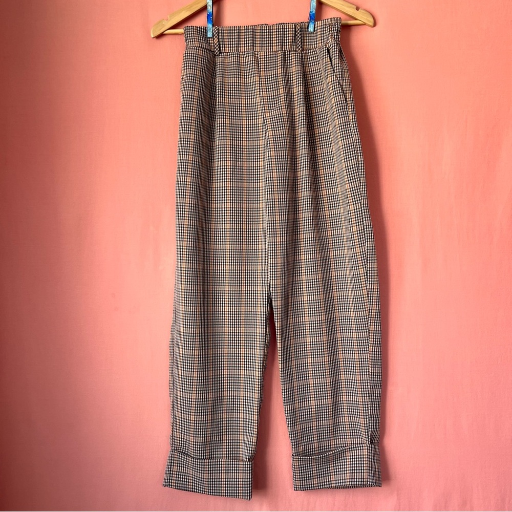 Size L Blanc De Blanc Plaid Pants